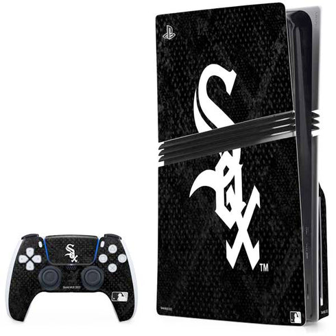 MLB Chicago White Sox Dark Wash PS5 Pro Disk Bundle  Skin